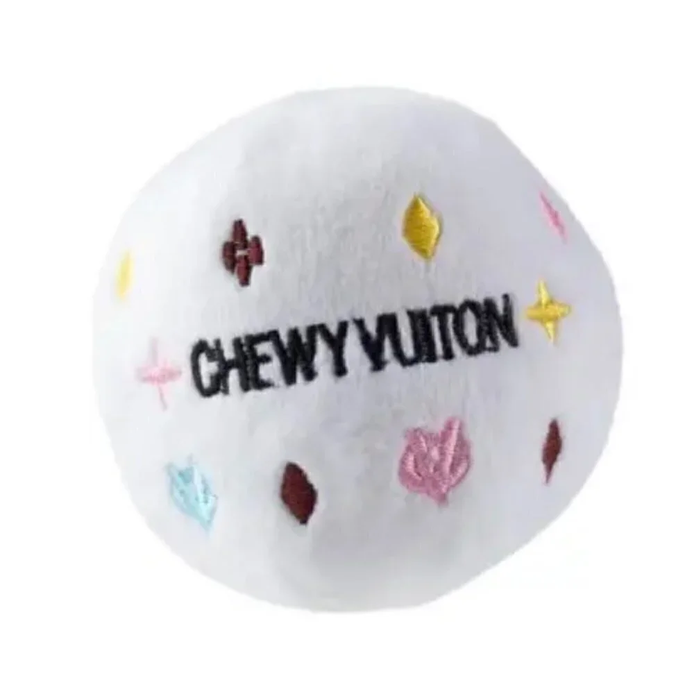 1 LEFT!! CHEWY VUITON BALL DOG TOY
